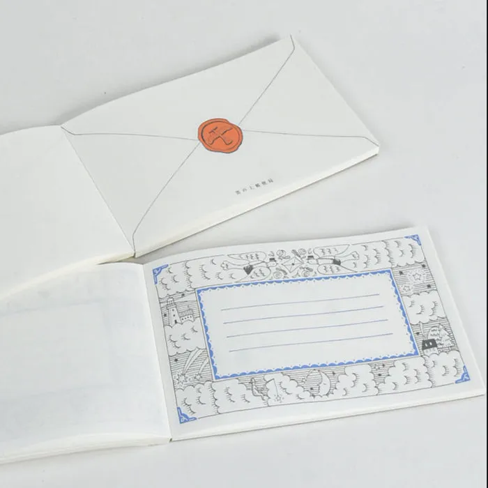 Cloud-Top Post Office Memo Set