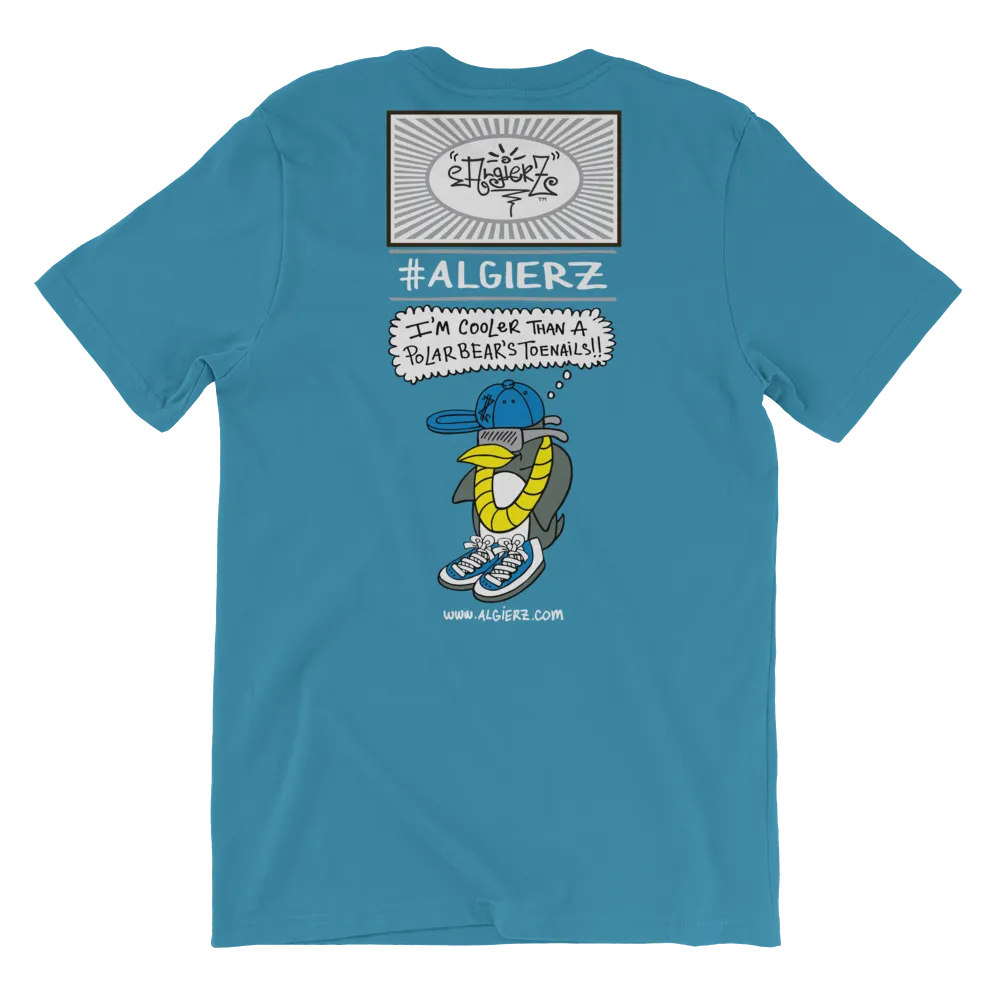 Cooler Than a Polar Bear's Toe Nails? (turquoise) T-Shirt