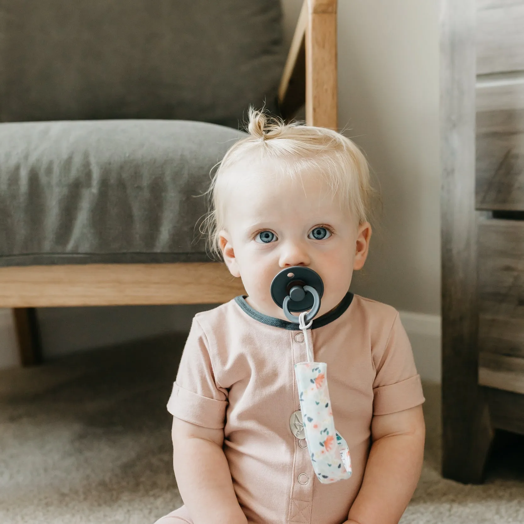 Copper Pearl Binky Clips | Leilani