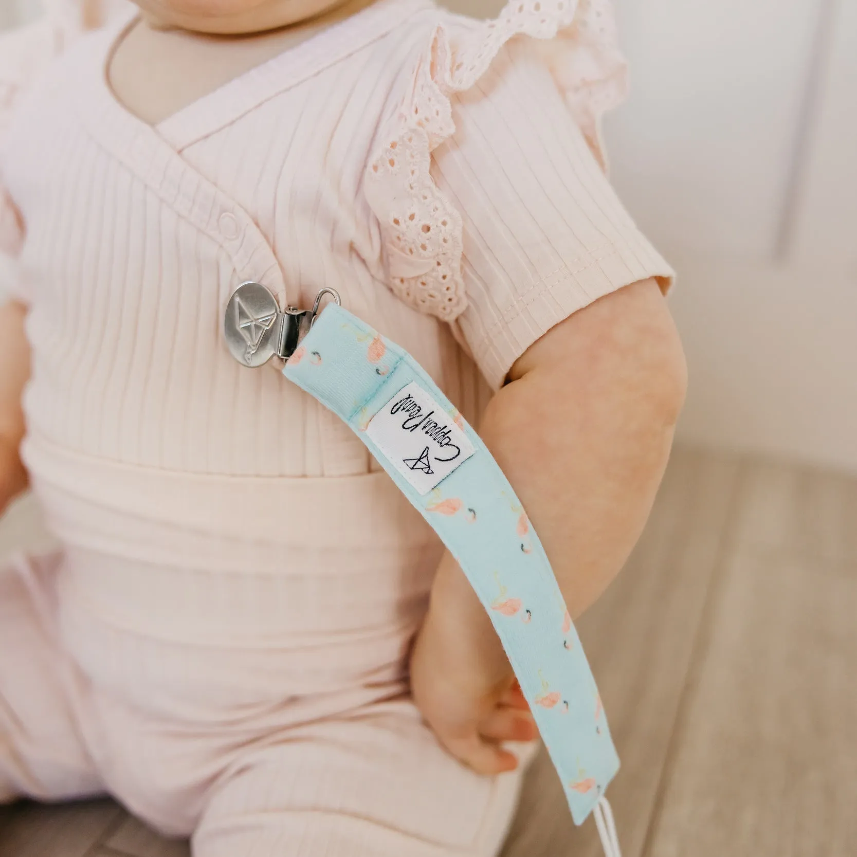 Copper Pearl Binky Clips | Leilani