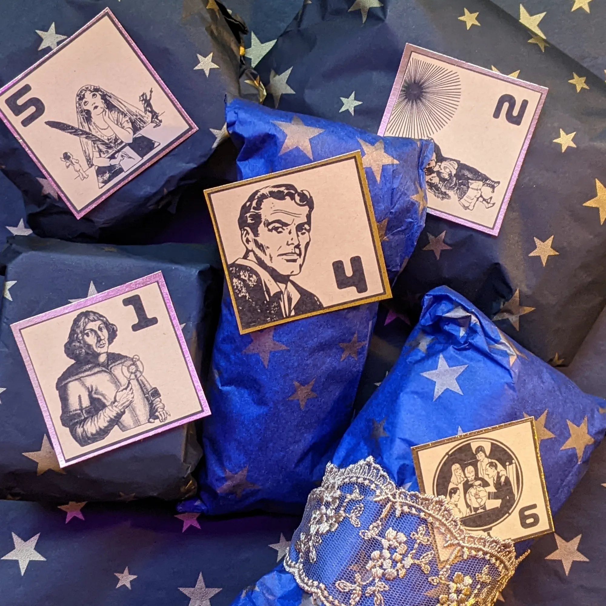 Cosmic Curiosities Astropack / Planetary Mystery Pack (7 or 12 Day Countdown) Mystery Box