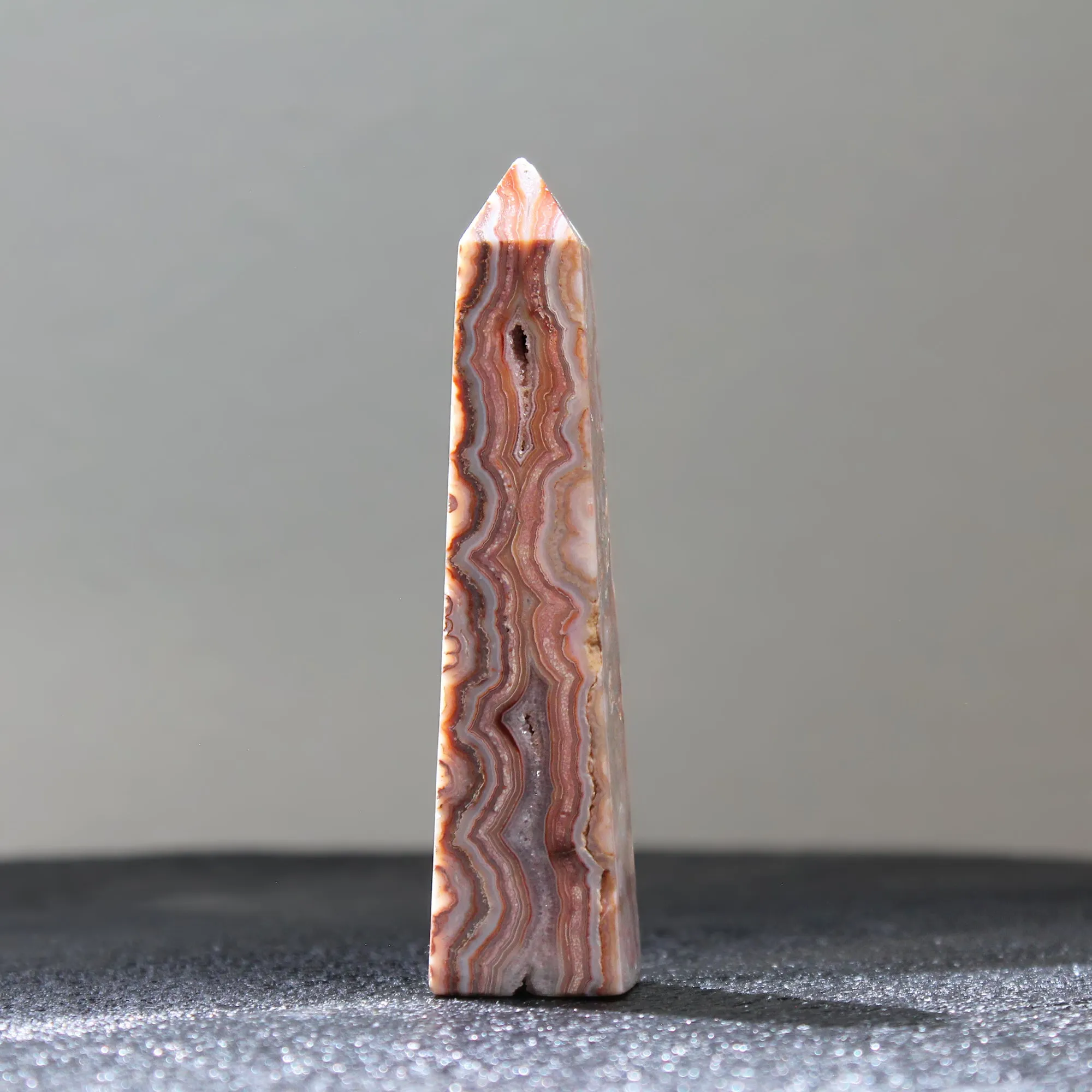 Crazy Lace Agate Geode Towers