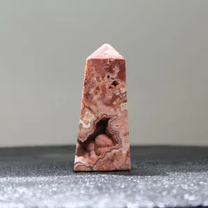 Crazy Lace Agate Geode Towers