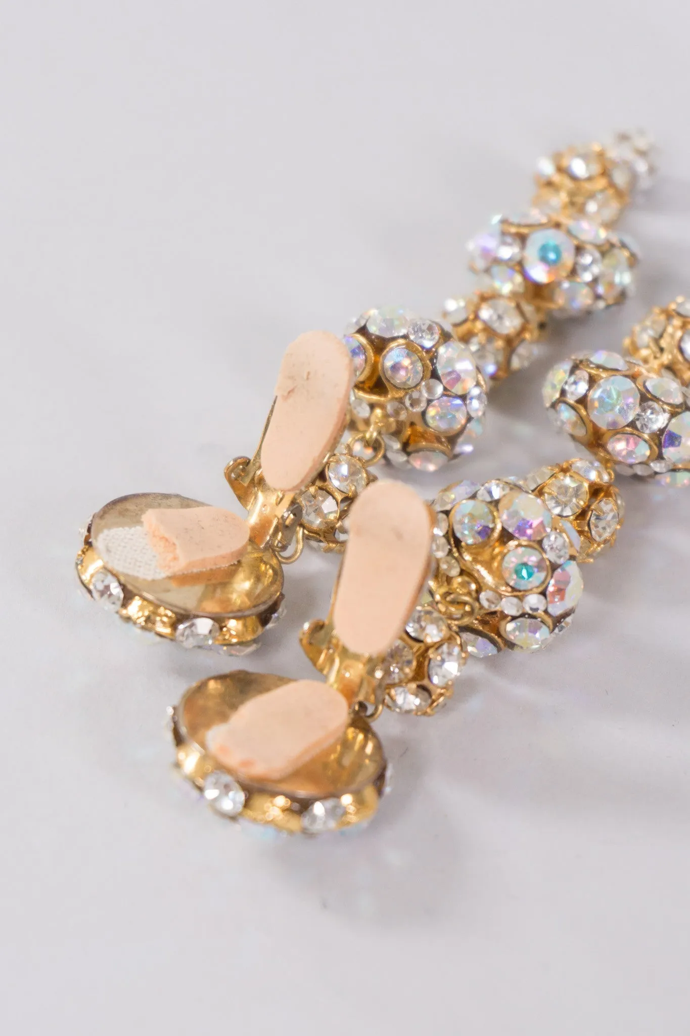 Crystal Ball Drop Earrings