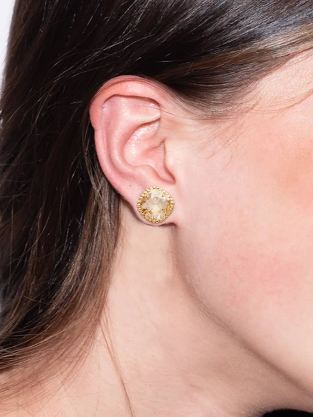 Cushion-Cut Solitaire Stud Earrings - EBX10BGDCH