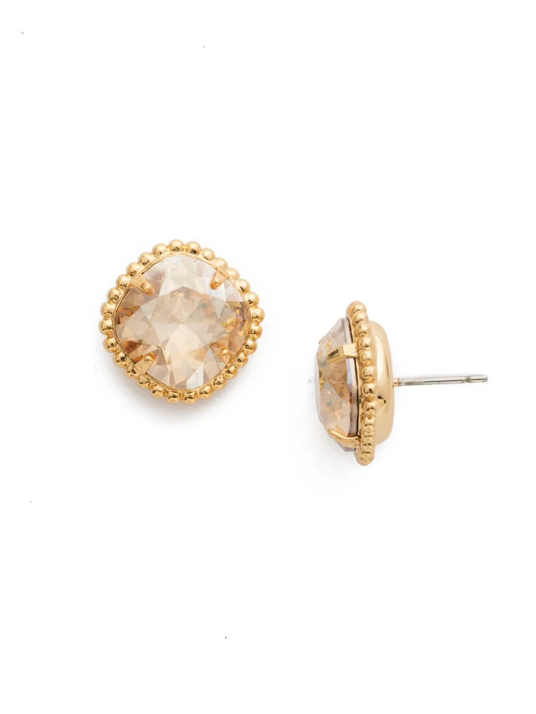 Cushion-Cut Solitaire Stud Earrings - EBX10BGDCH