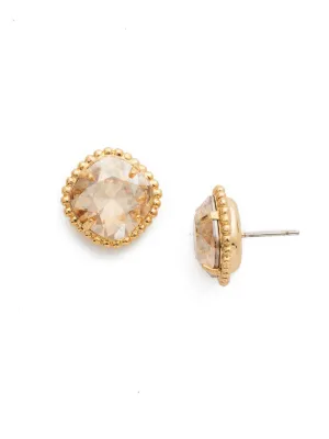 Cushion-Cut Solitaire Stud Earrings - EBX10BGDCH