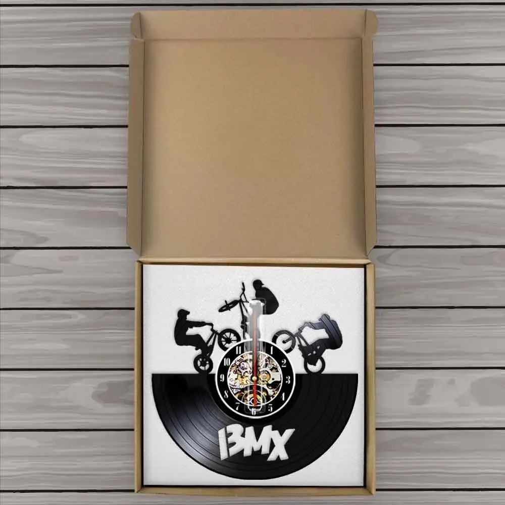 Cycolinks BMX Vintage Vinyl Clock