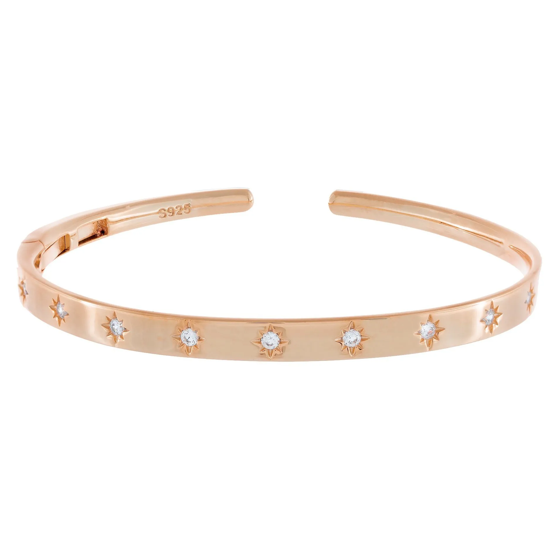 CZ Starburst Bangle