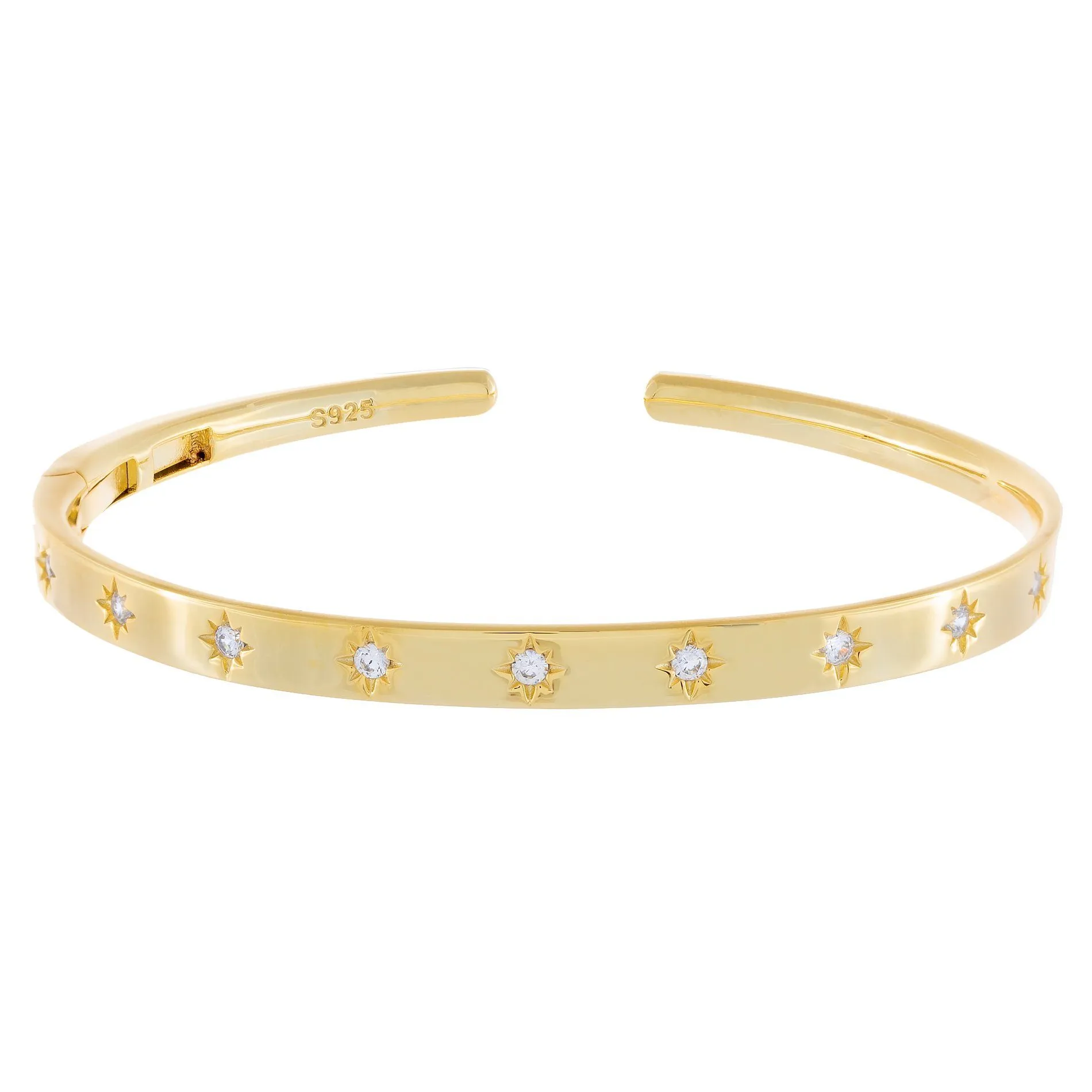 CZ Starburst Bangle
