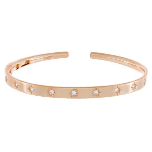 CZ Starburst Bangle