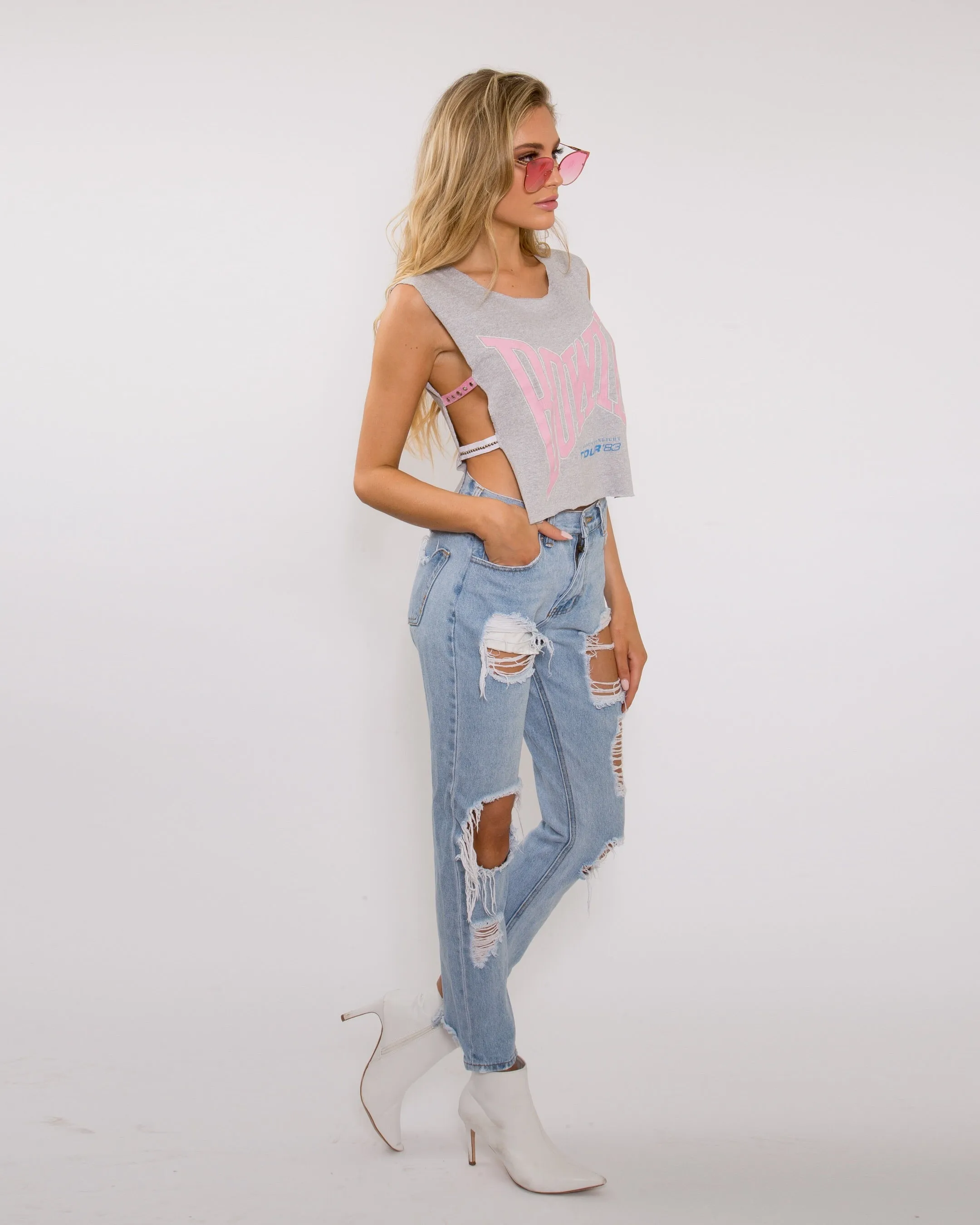 David Bowie Side Strap Tee