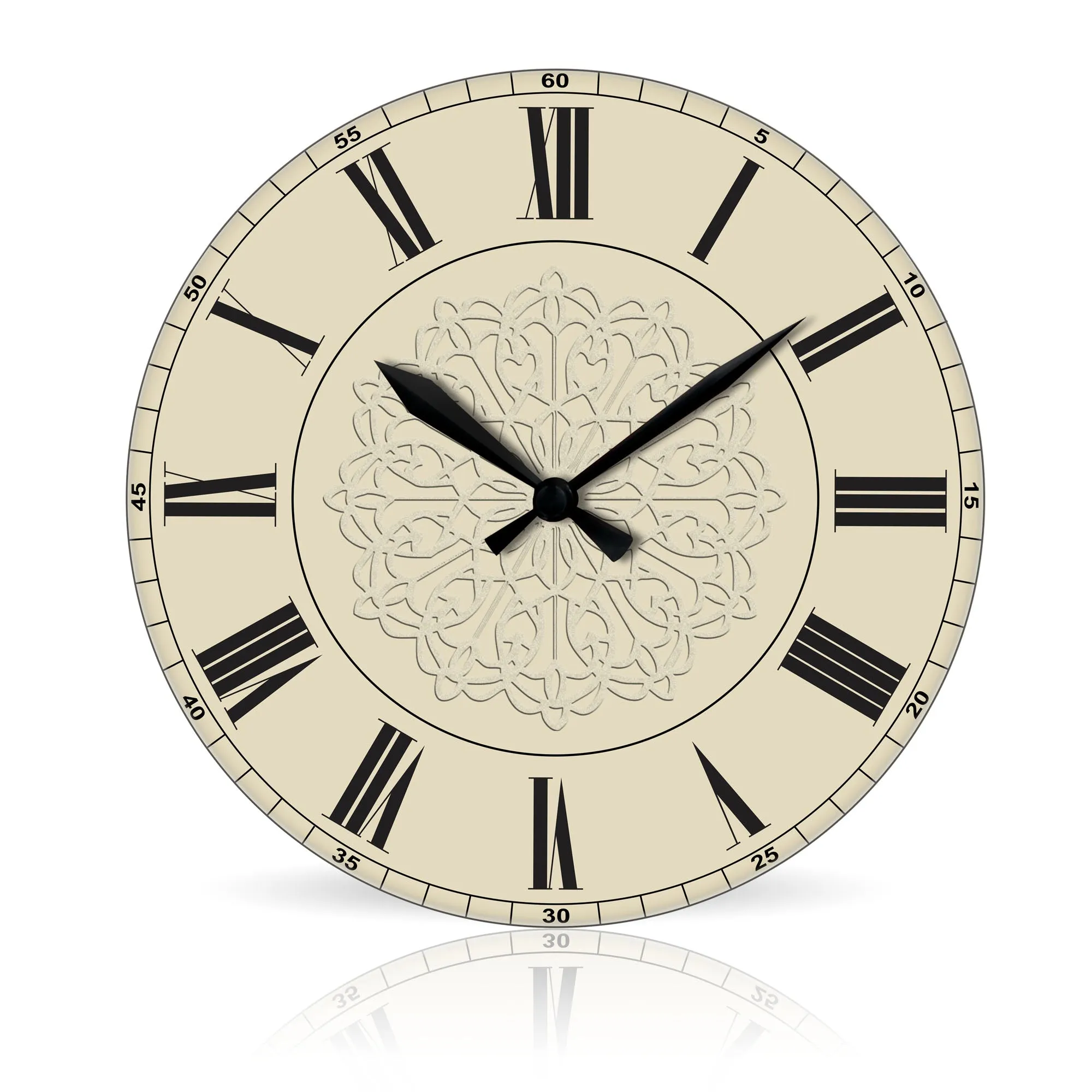 Decorative <br>Round Acrylic Wall Clock 10.75"