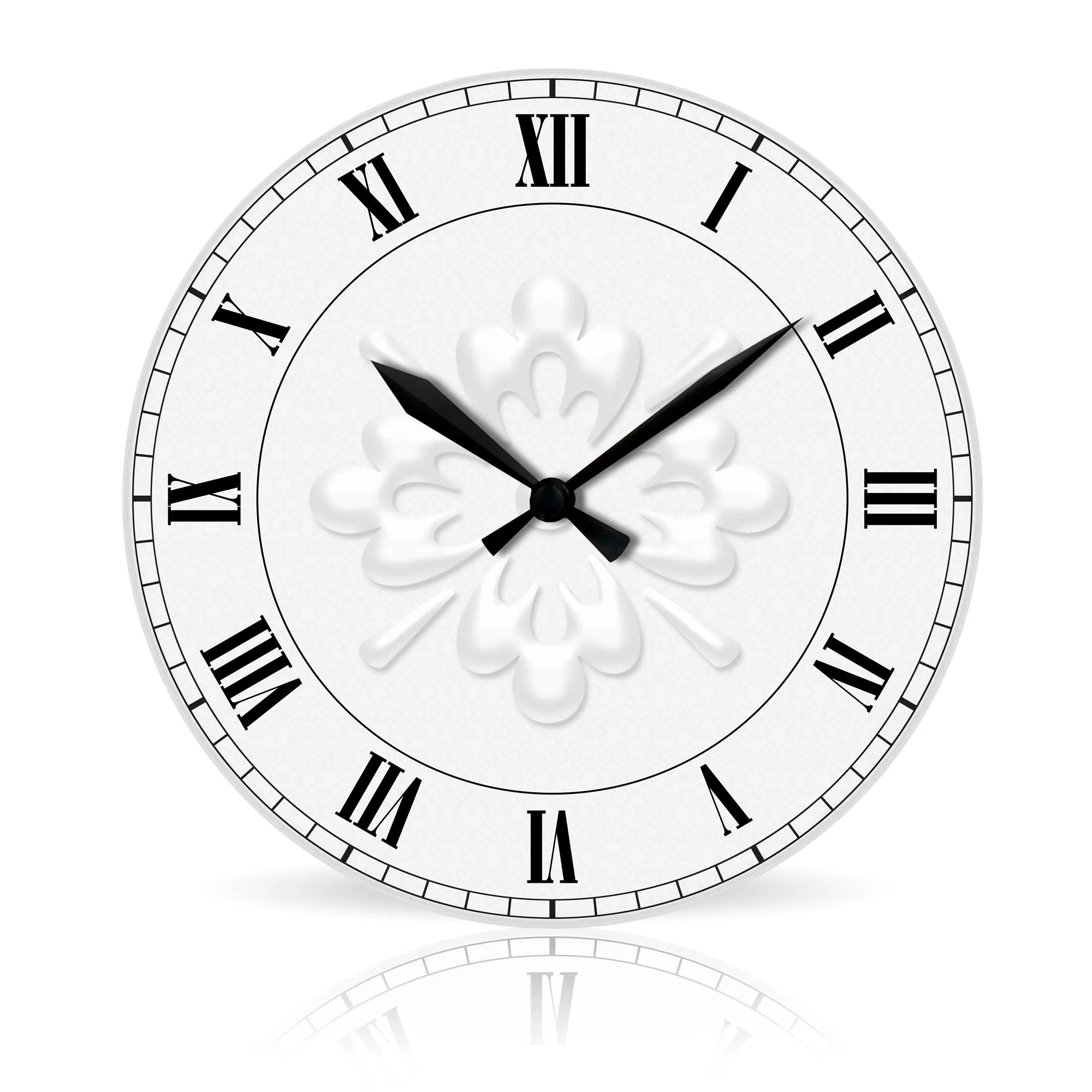 Decorative <br>Round Acrylic Wall Clock 10.75"