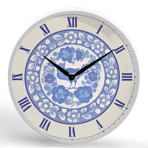 Decorative <br>Round Framed Wall Clock 11.75"