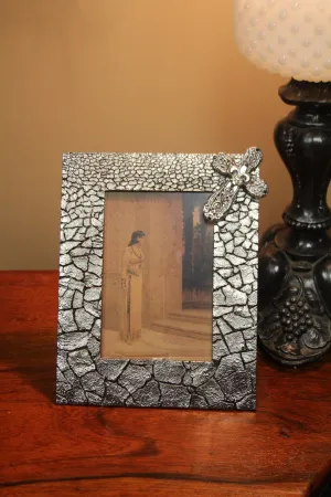 Decorative Picture Frame | Embellished Cross | 4 x 6
