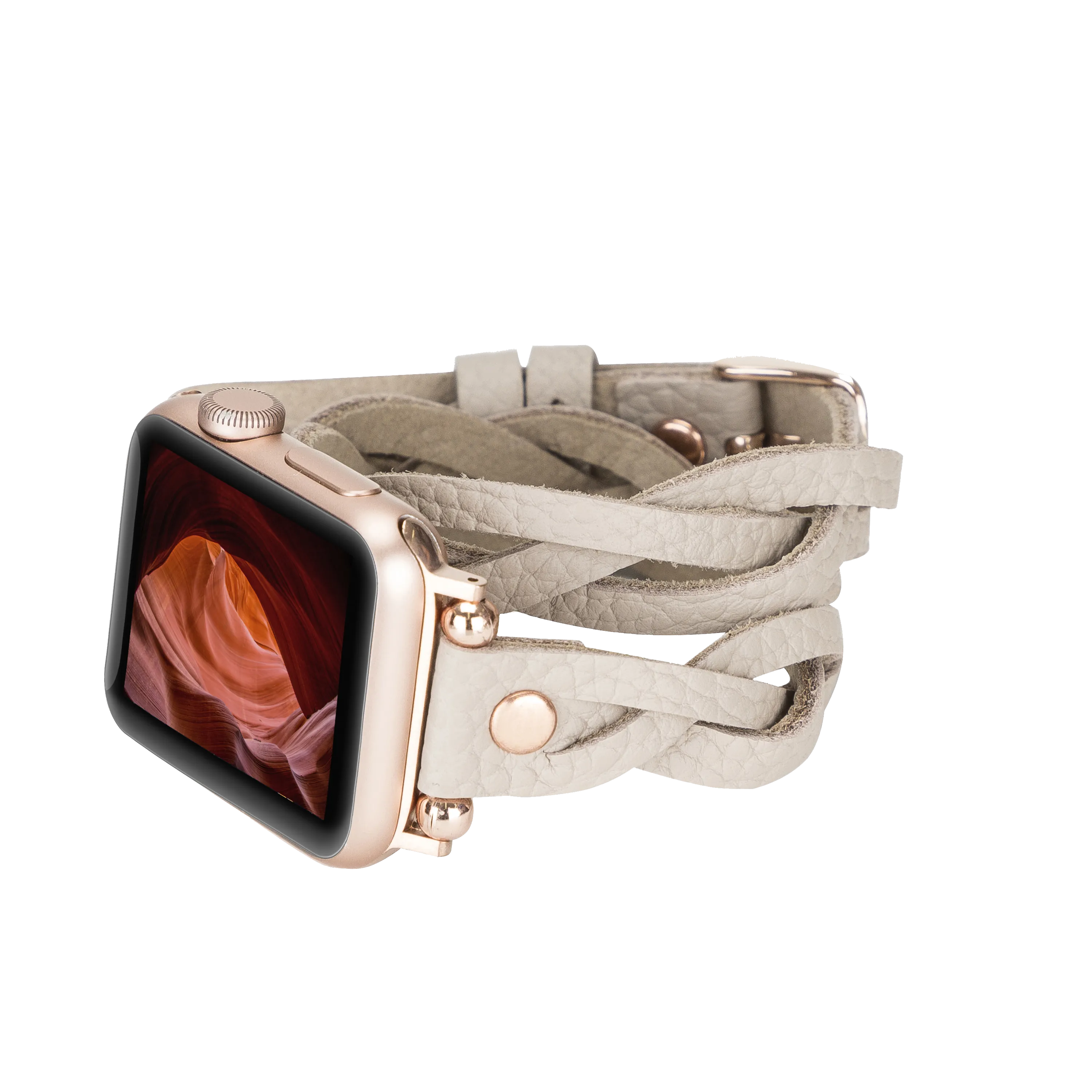 DelfiCase Sheffield Double Tour Watch Band for Apple & Fitbit/Sense