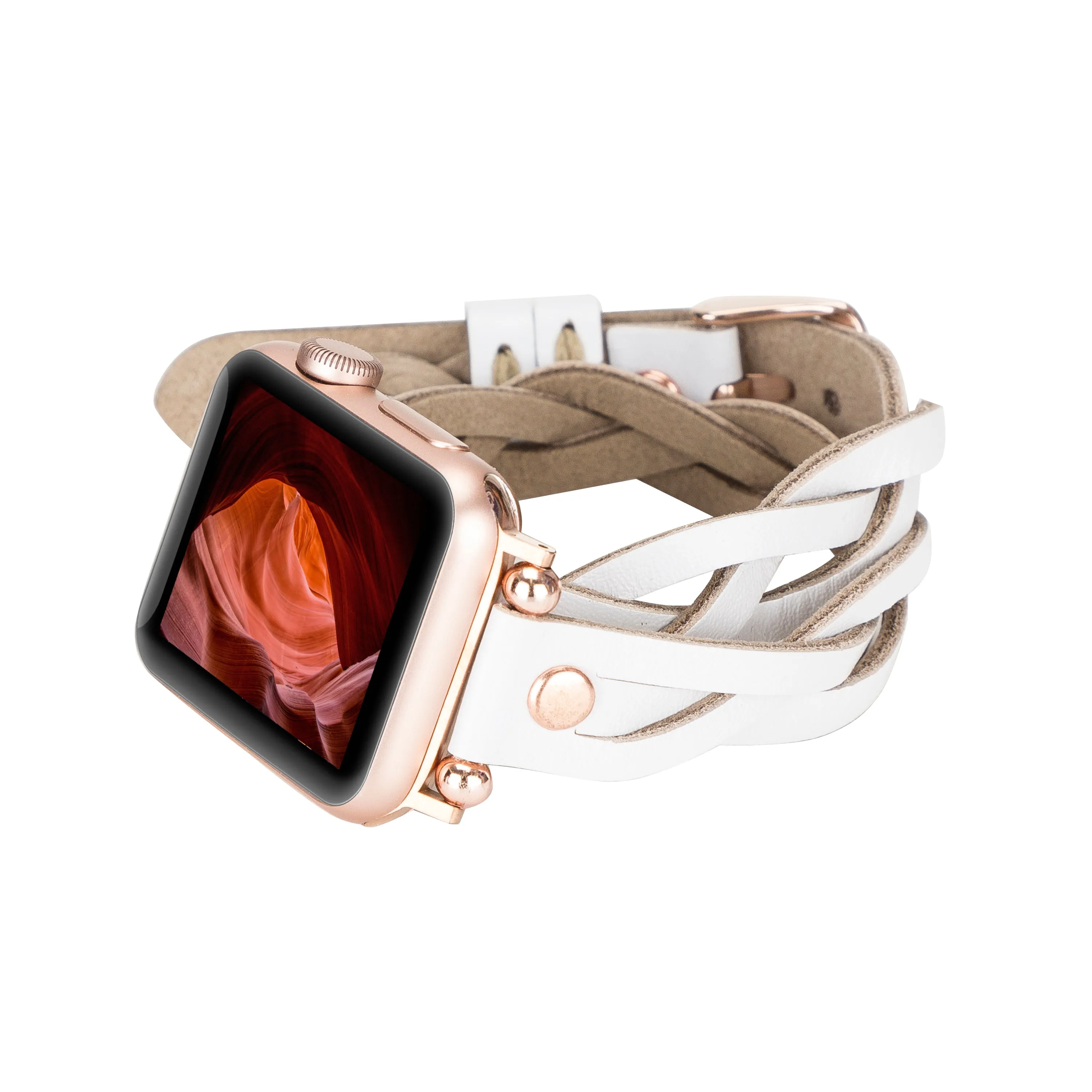 DelfiCase Sheffield Double Tour Watch Band for Apple & Fitbit/Sense