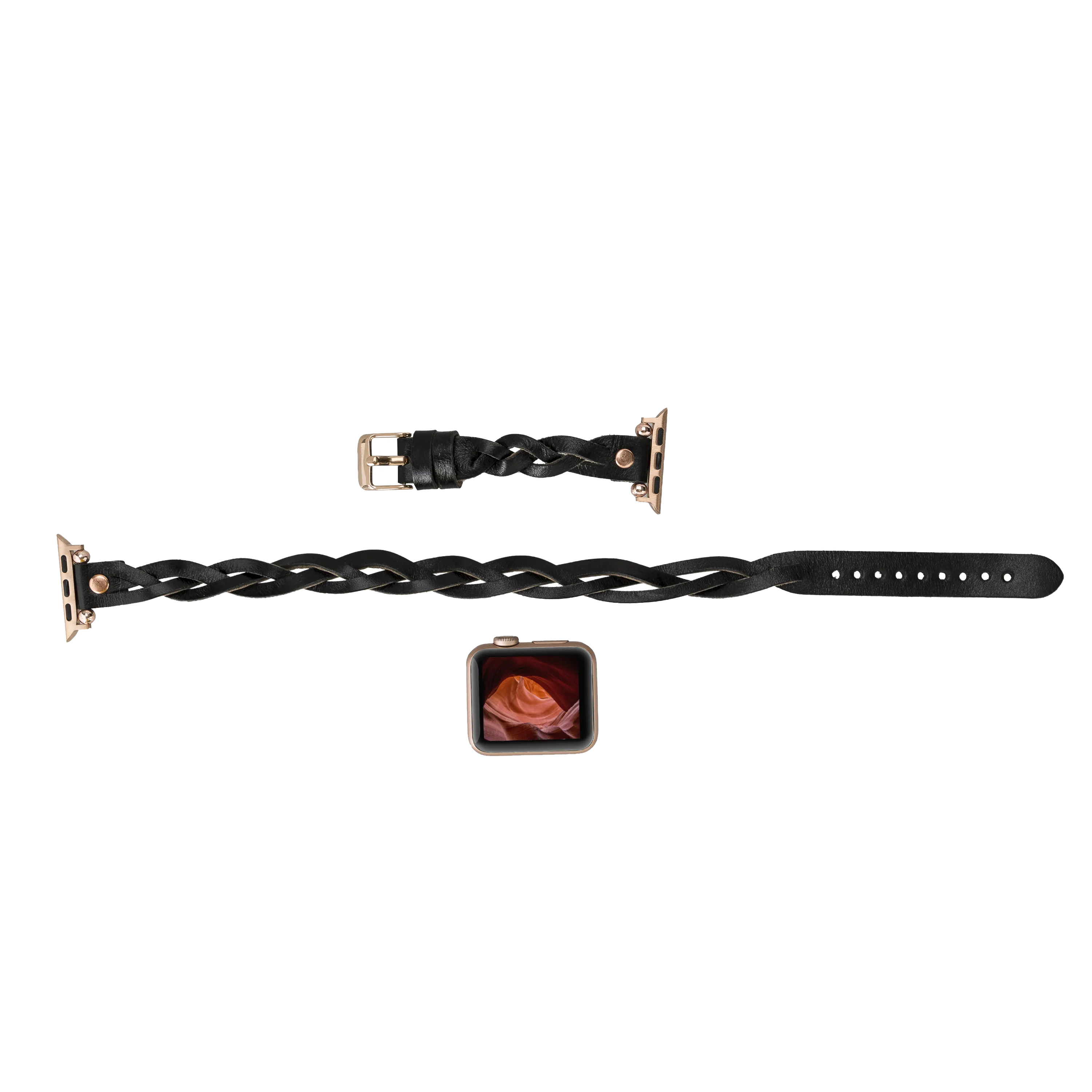 DelfiCase Sheffield Double Tour Watch Band for Apple & Fitbit/Sense