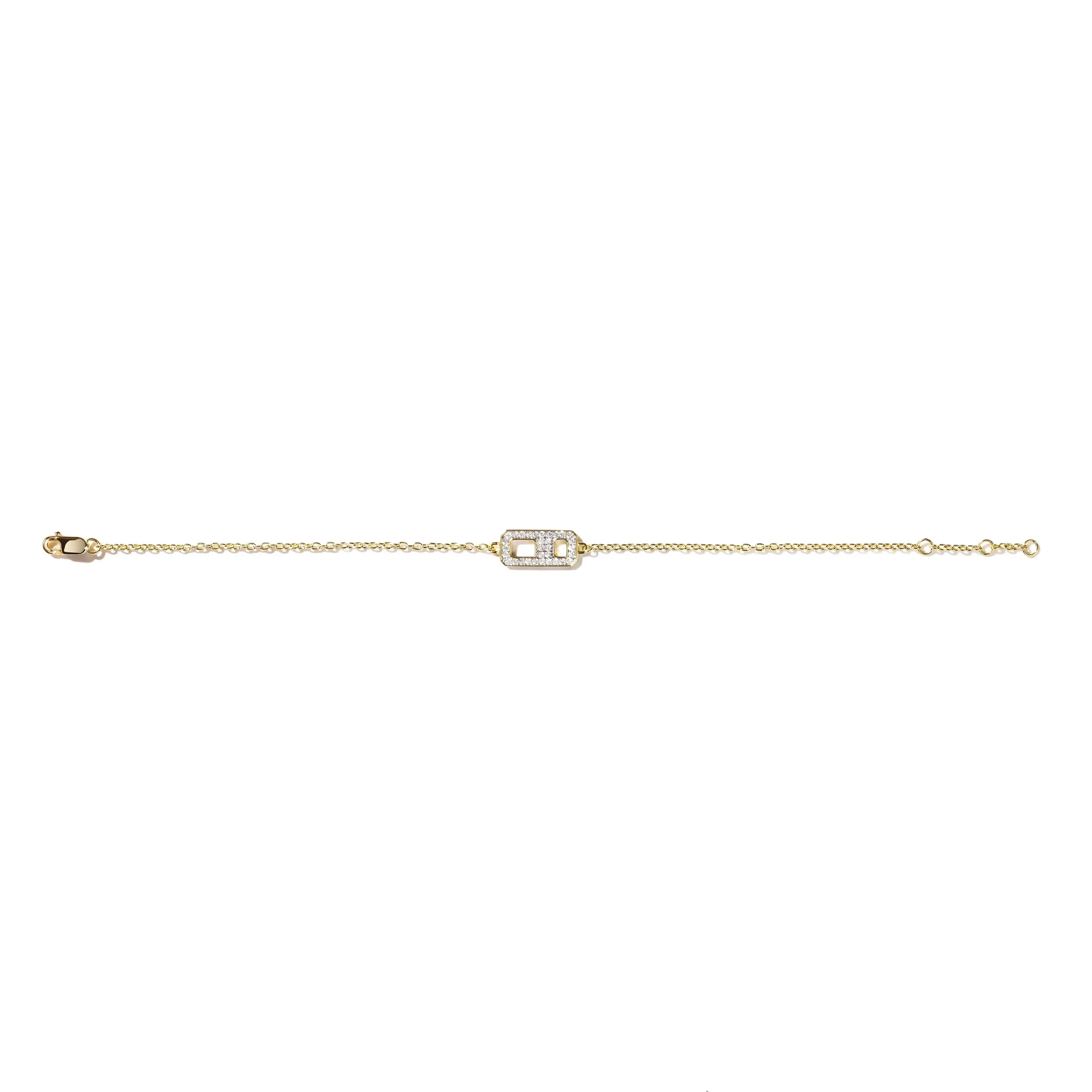 DNA Mini Pave Diamond Bracelet