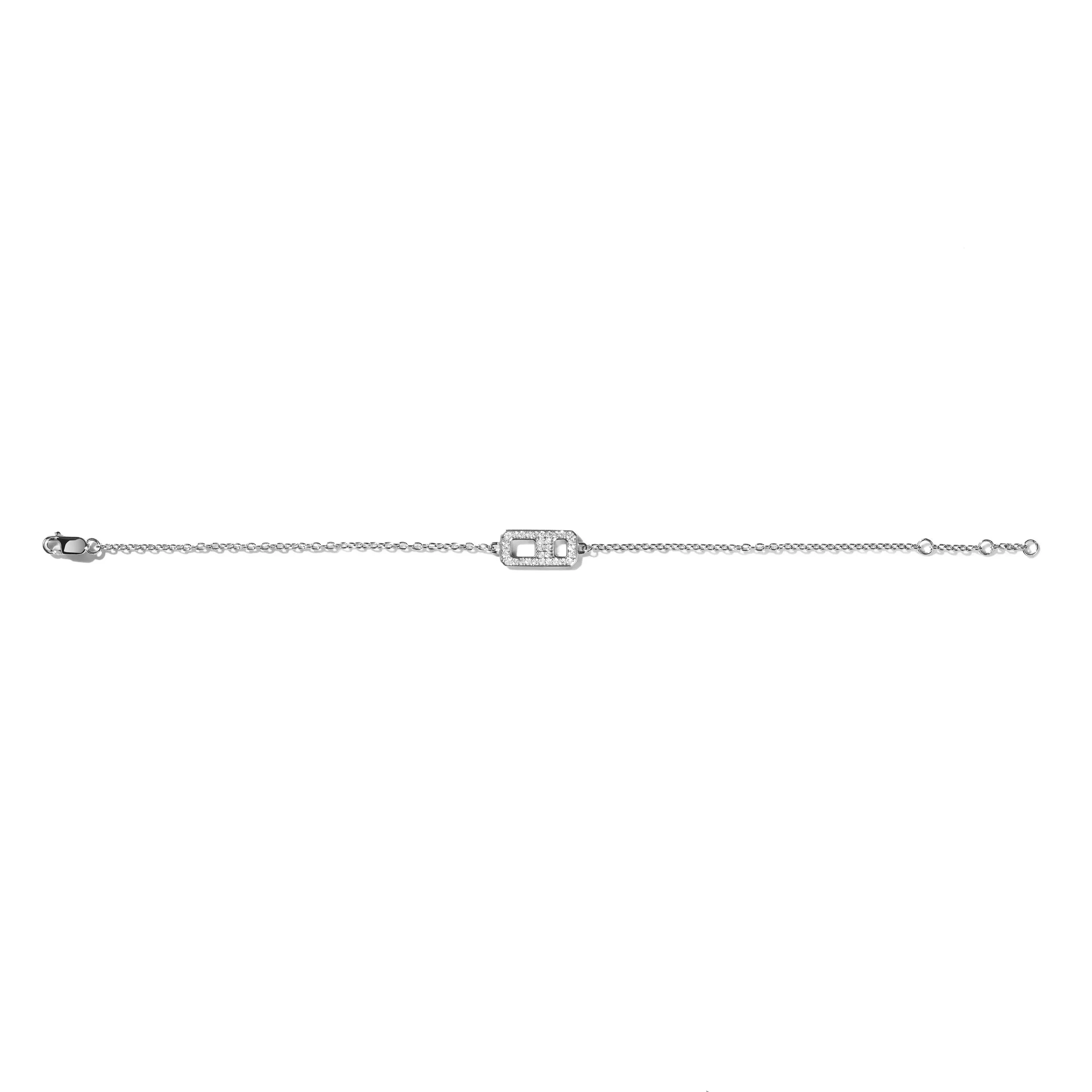 DNA Mini Pave Diamond Bracelet