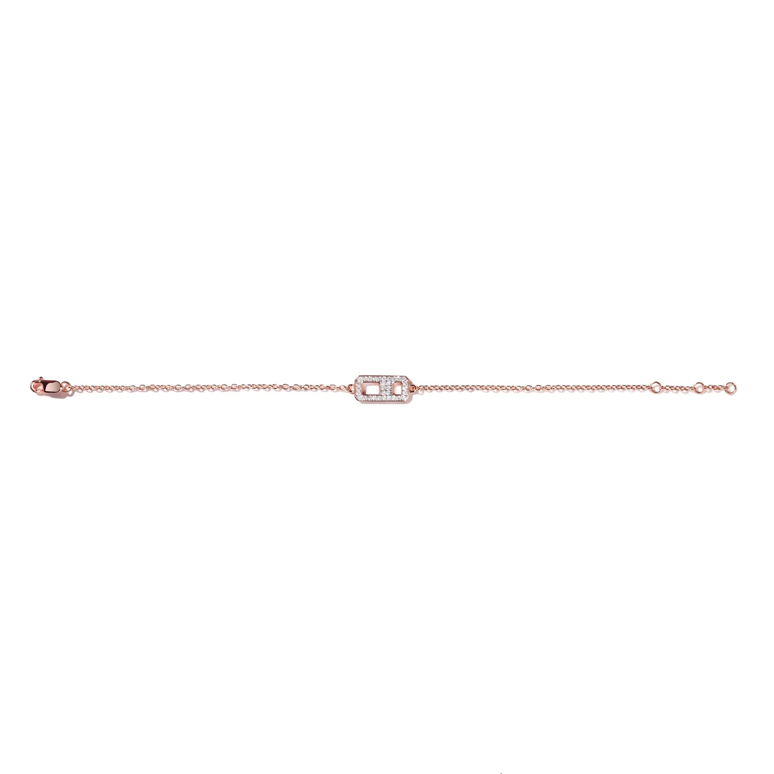DNA Mini Pave Diamond Bracelet
