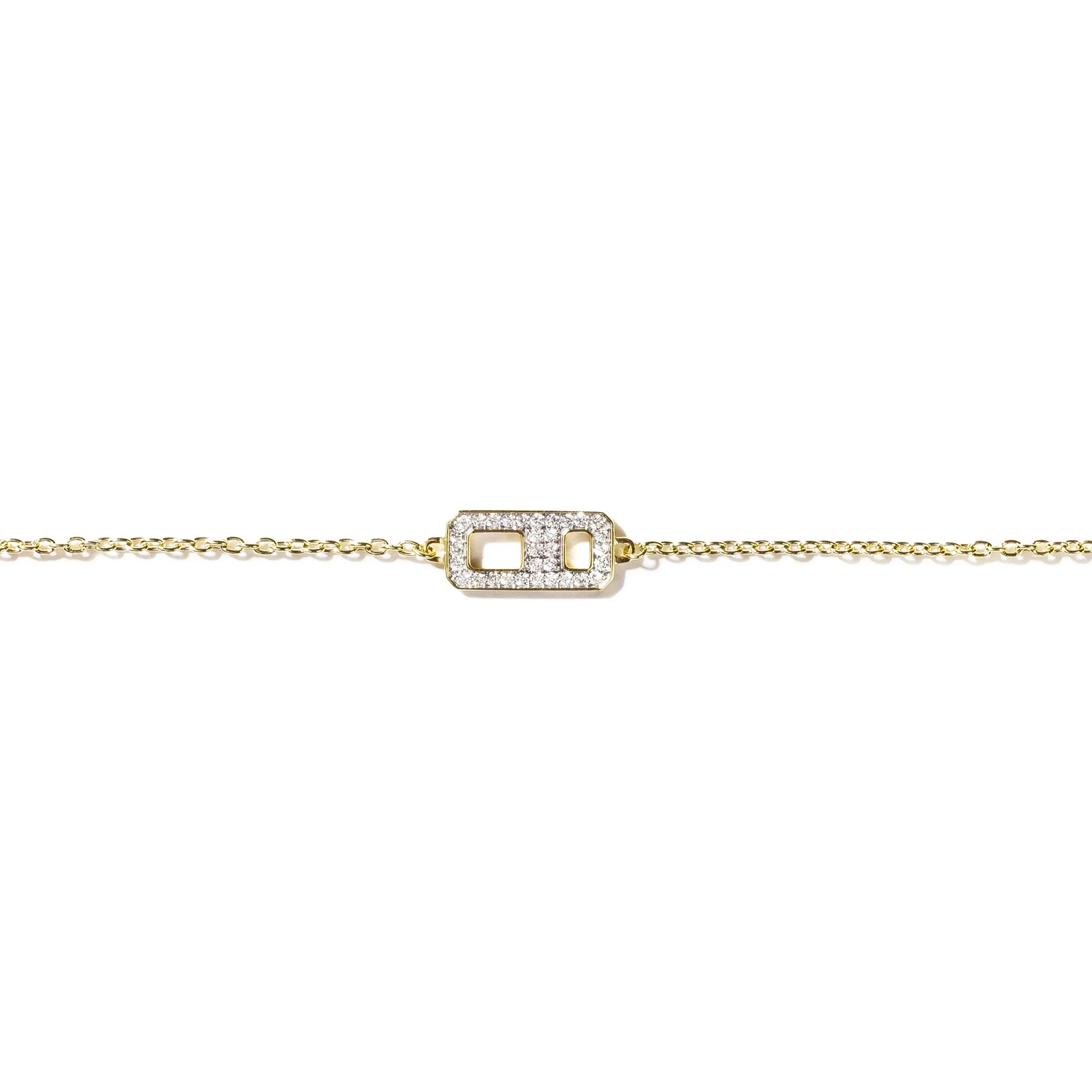 DNA Mini Pave Diamond Bracelet