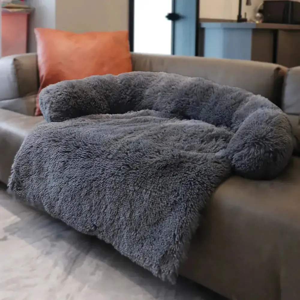 Dog Cat Sofa Pet Calming Bed & protect your lounge or Floor