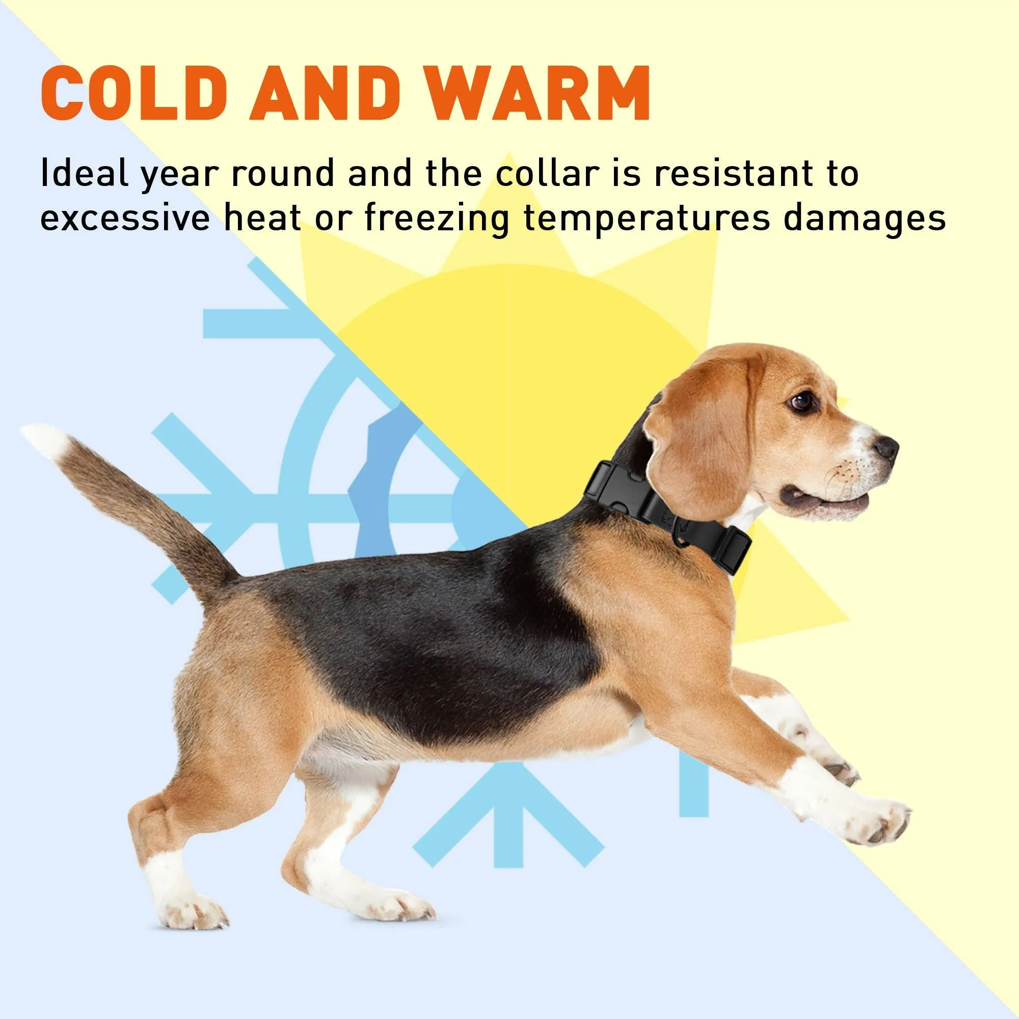 Dogline Biothane Printed Dog Collar with Quick Release Buckle