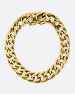 Double Curb Chain Bracelet