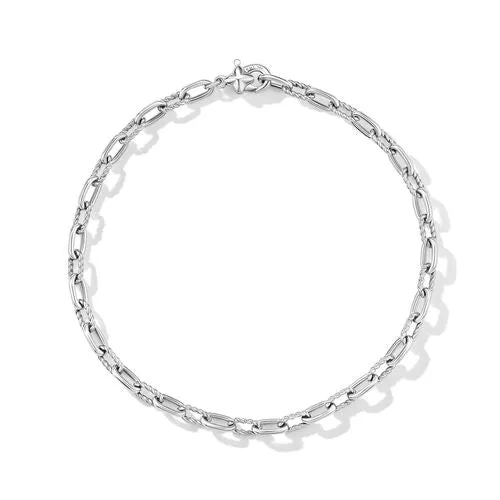 DY Madison Chain Bracelet in Sterling Silver, Size Medium