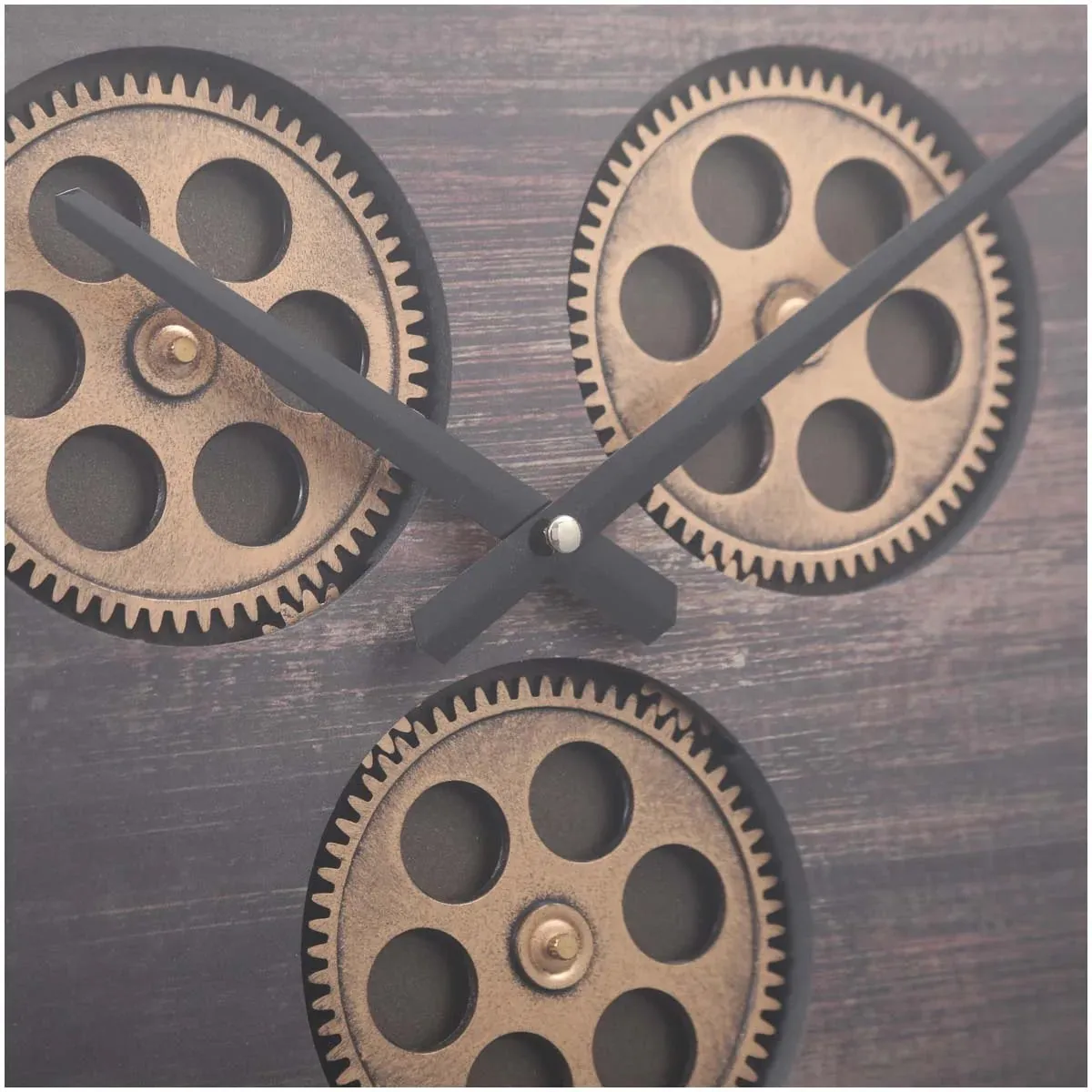 Edit House & Home-Home Artisan Clint Metal Wall Clock