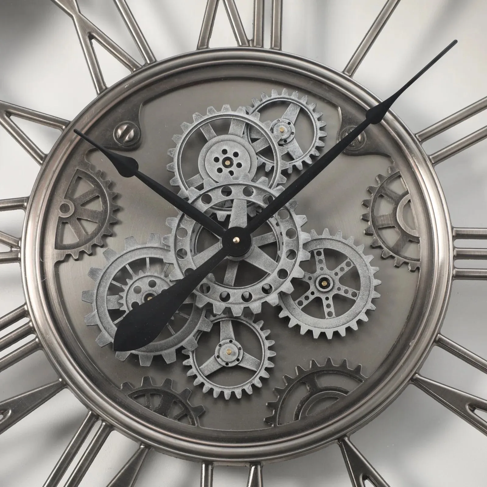 Edit House & Home-Home Artisan Henderson Metal Wall Clock