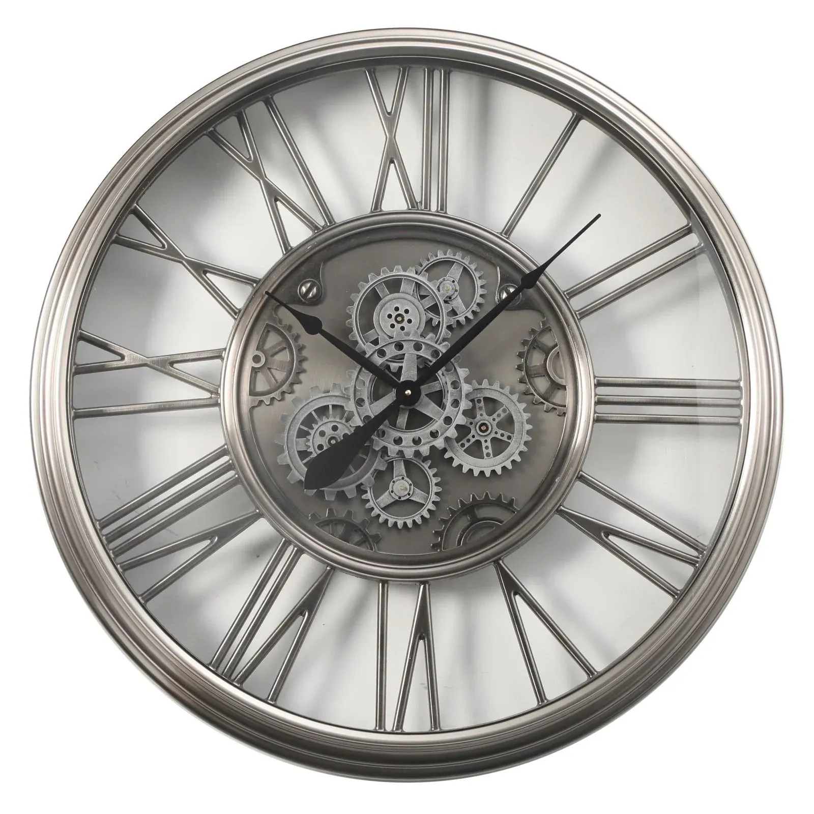Edit House & Home-Home Artisan Henderson Metal Wall Clock