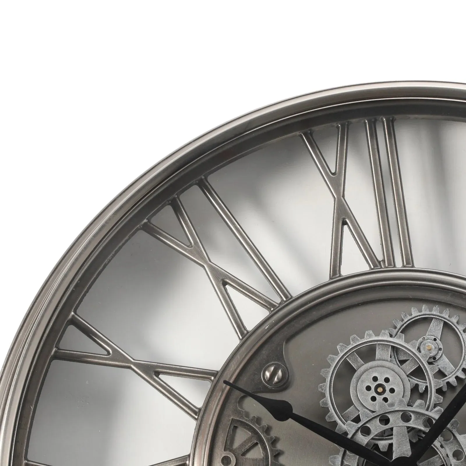 Edit House & Home-Home Artisan Henderson Metal Wall Clock