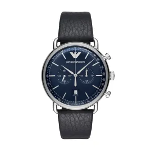 EMPORIO ARMANI Men's Aviator Fashion Quartz Watch