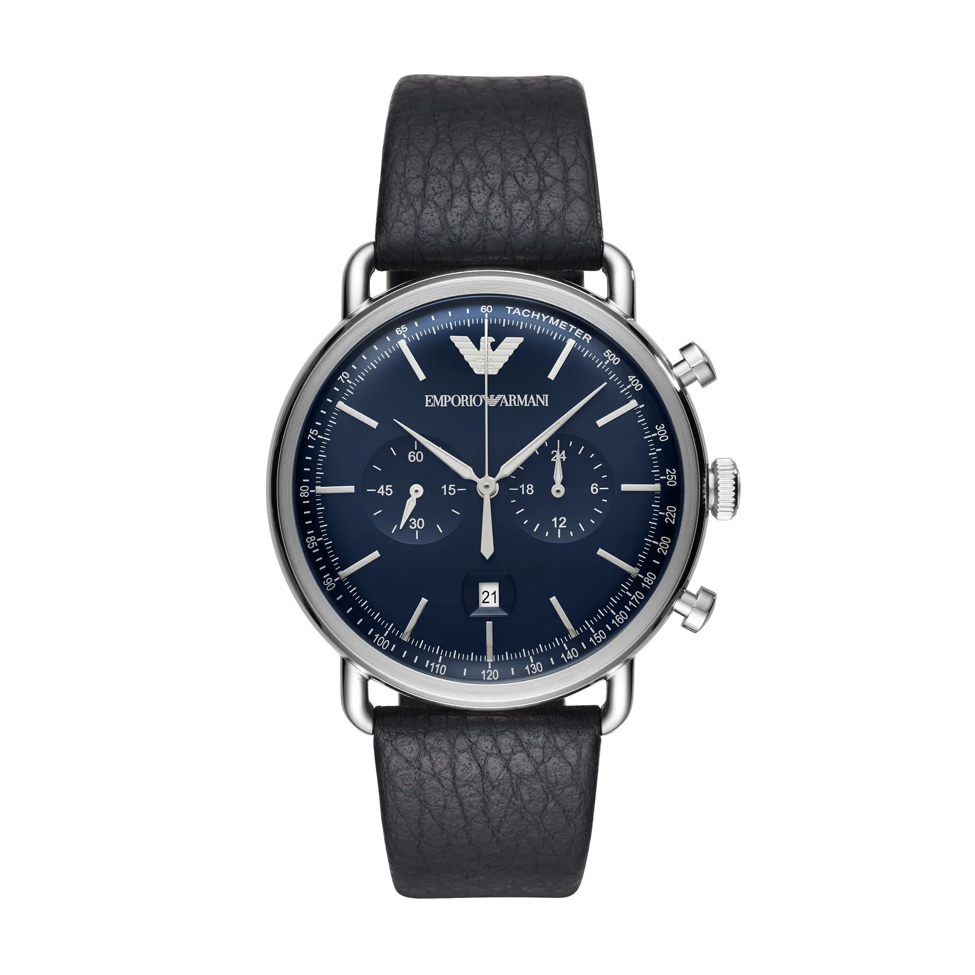EMPORIO ARMANI Men's Aviator Fashion Quartz Watch