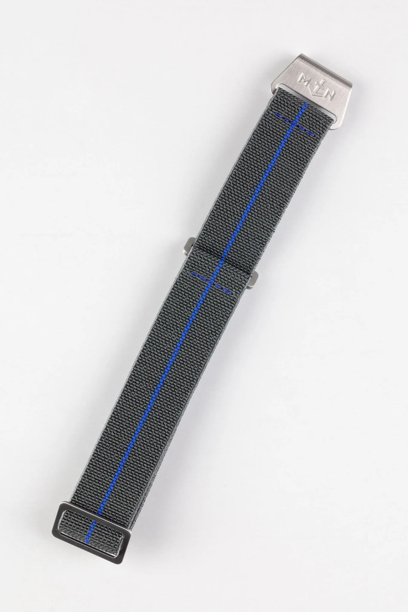 Erika's Originals MIRAGE MN™ Strap with ROYAL BLUE Centerline - BRUSHED Hardware