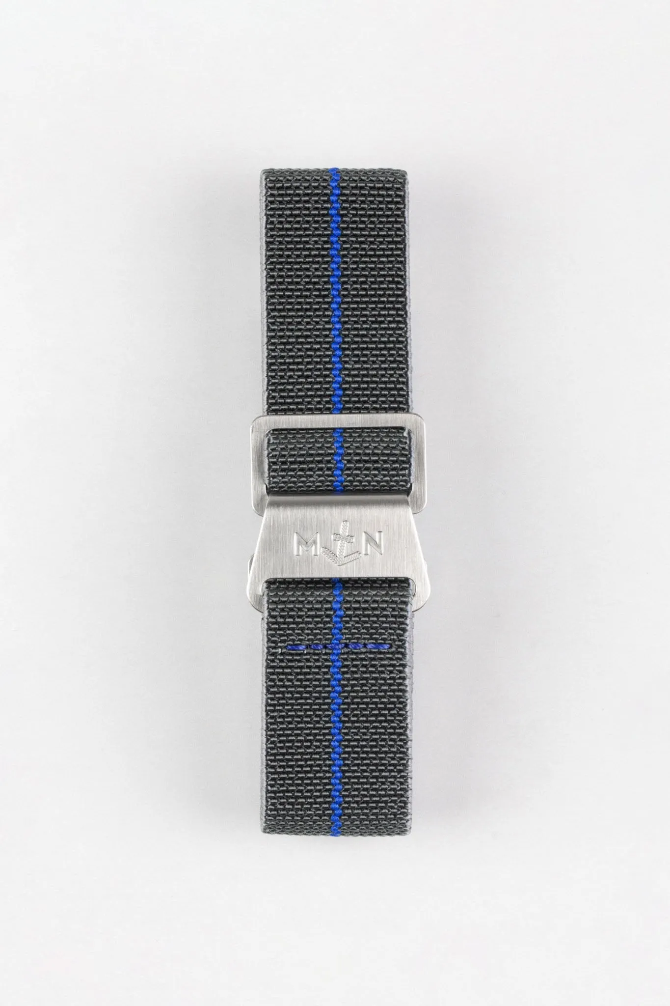 Erika's Originals MIRAGE MN™ Strap with ROYAL BLUE Centerline - BRUSHED Hardware