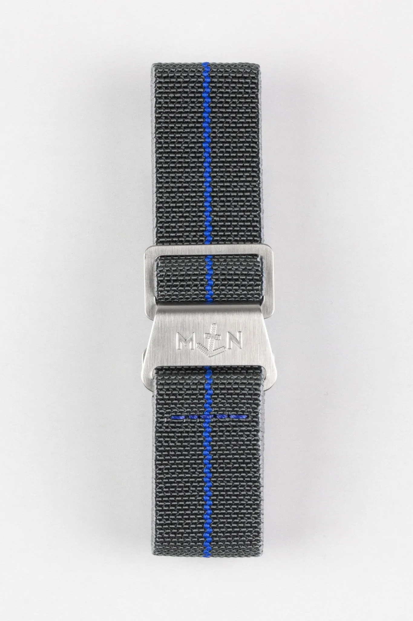 Erika's Originals MIRAGE MN™ Strap with ROYAL BLUE Centerline - BRUSHED Hardware