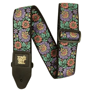 Ernie Ball Evening Bloom Classic Jacquard Guitar Strap