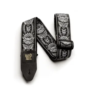 Ernie Ball Silver Orleans Classic Jacquard Guitar Strap