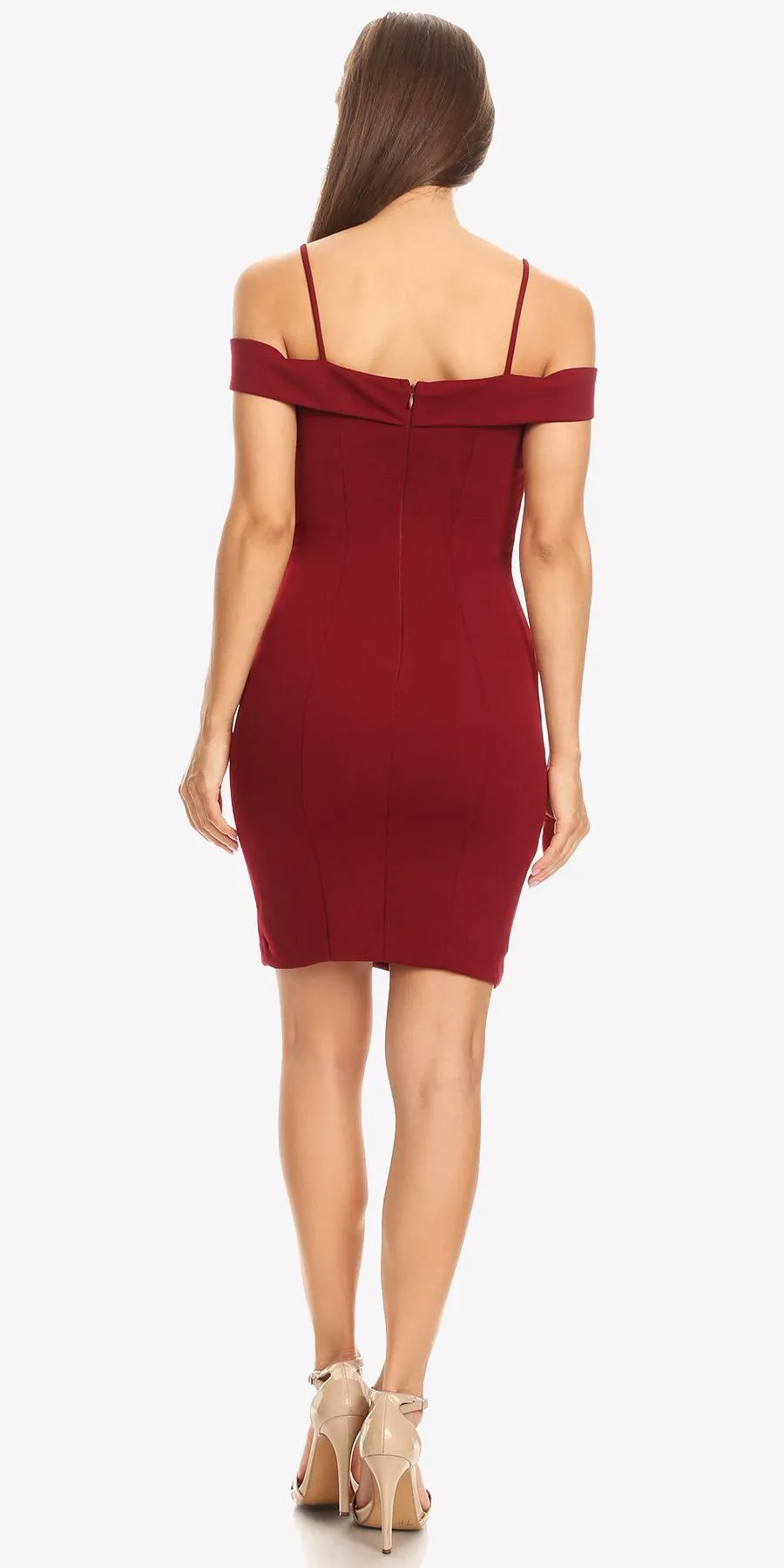 Eureka 2200 Off Shoulder Sweetheart Neckline Cocktail Dress