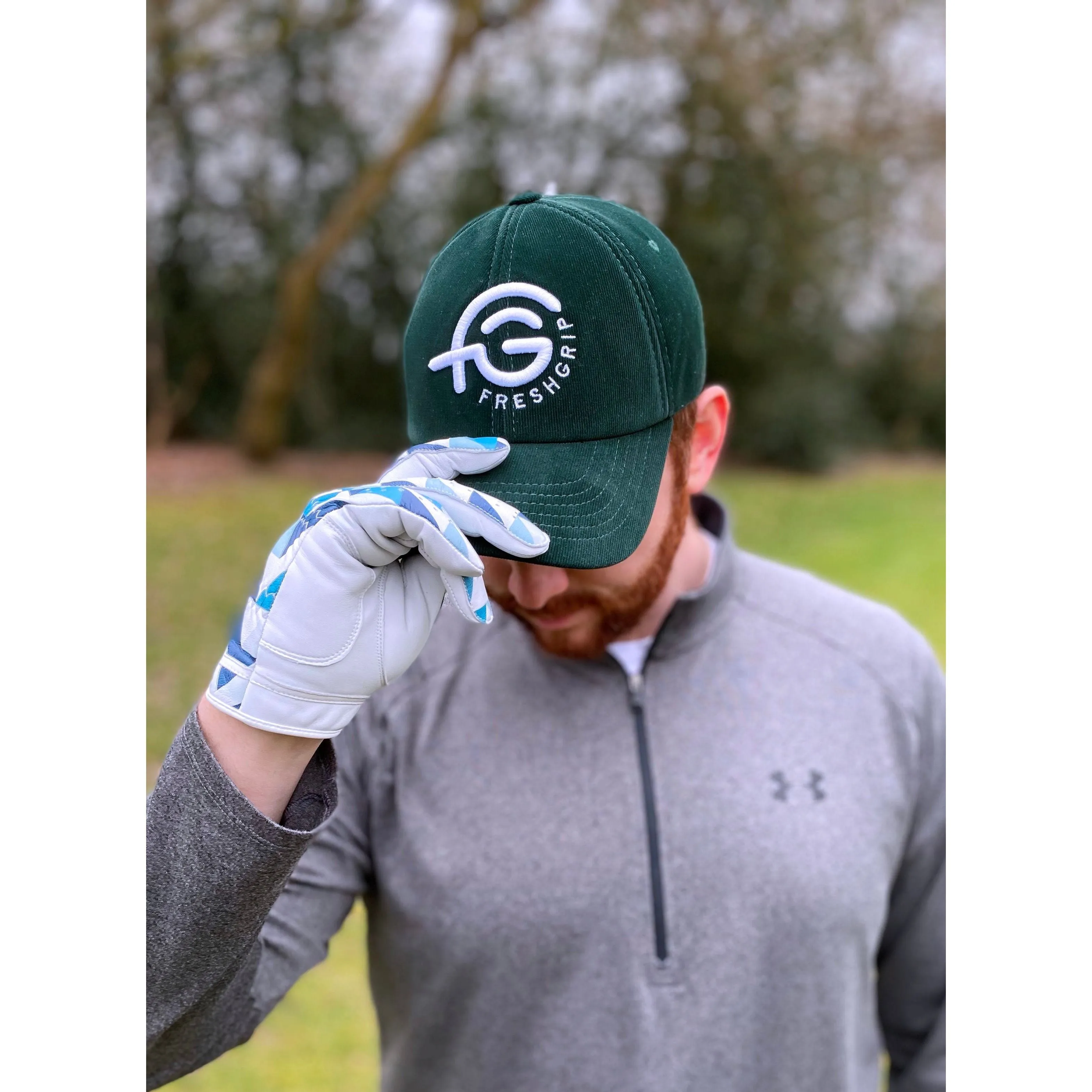 Fairway Green Corduroy Cap