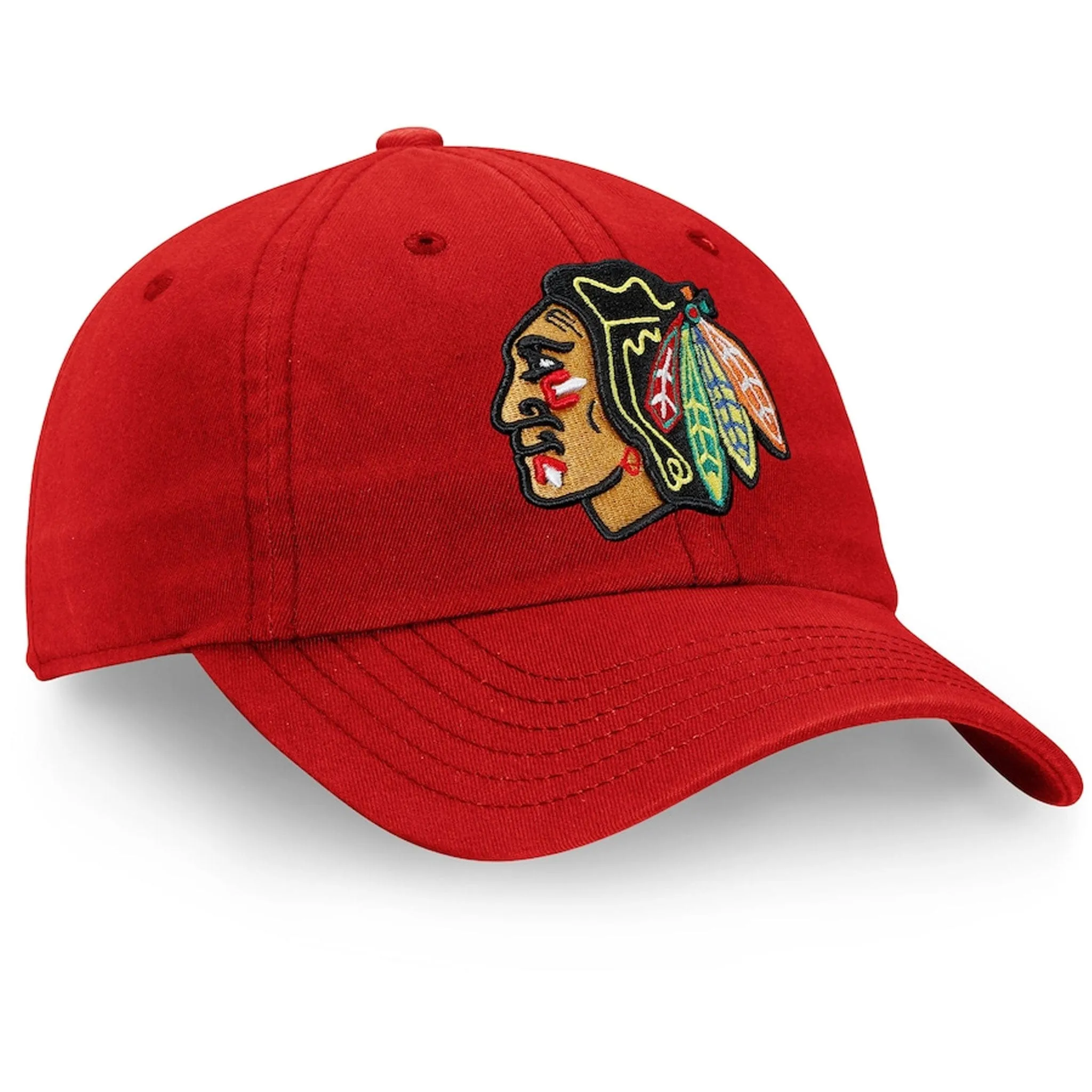 Fanatics Core Unstructured Primary Logo Adjustable Hat - Chicago Blackhawks