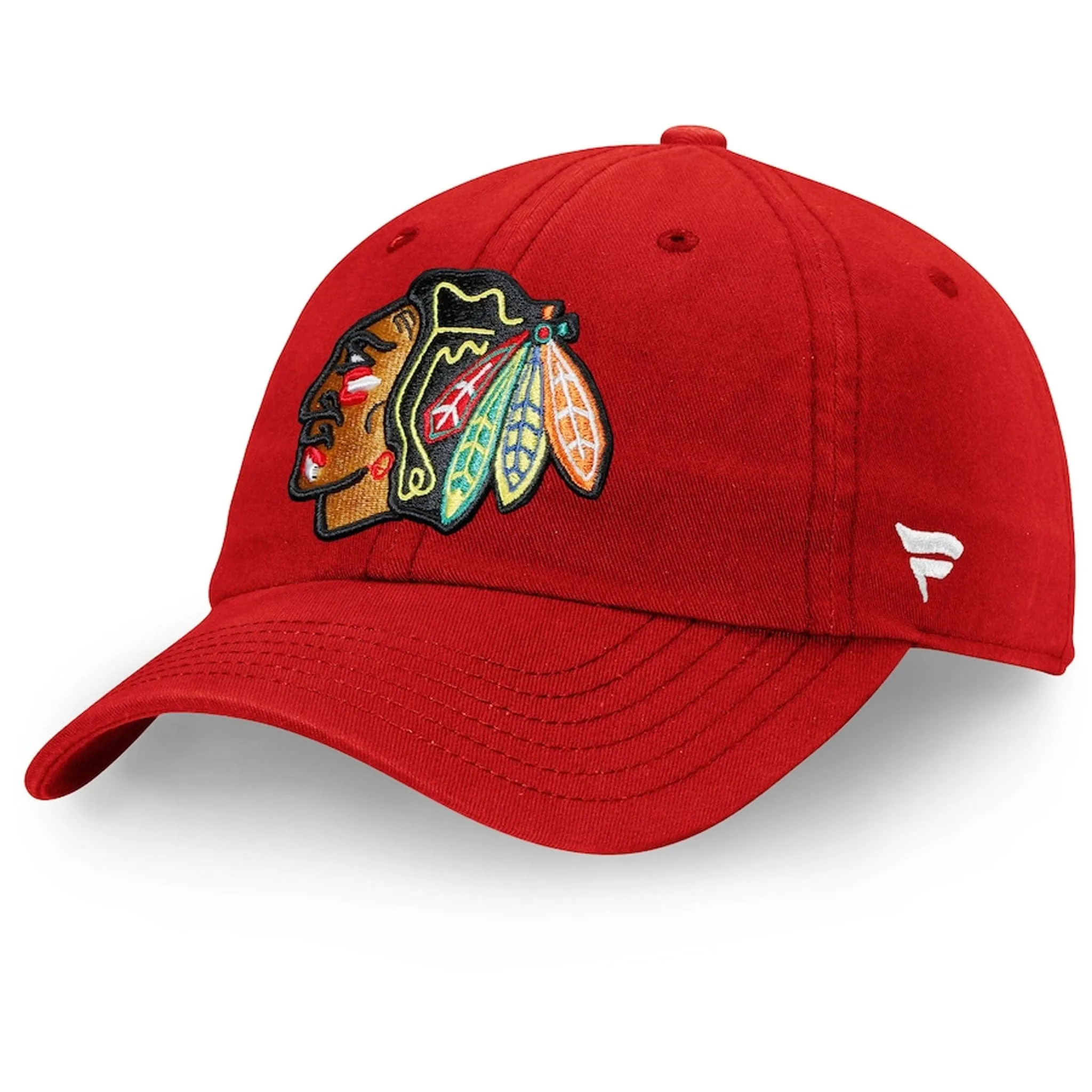 Fanatics Core Unstructured Primary Logo Adjustable Hat - Chicago Blackhawks