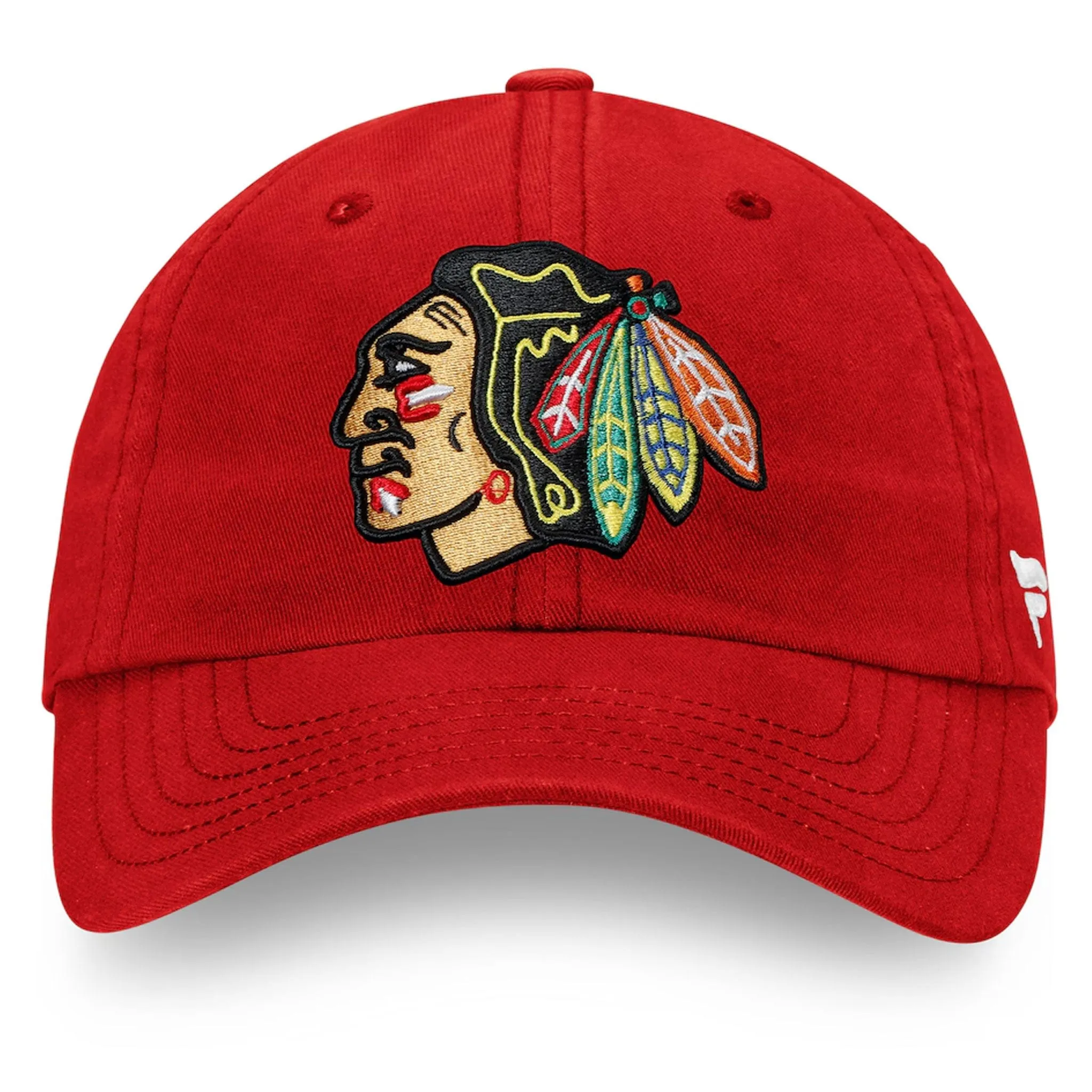Fanatics Core Unstructured Primary Logo Adjustable Hat - Chicago Blackhawks