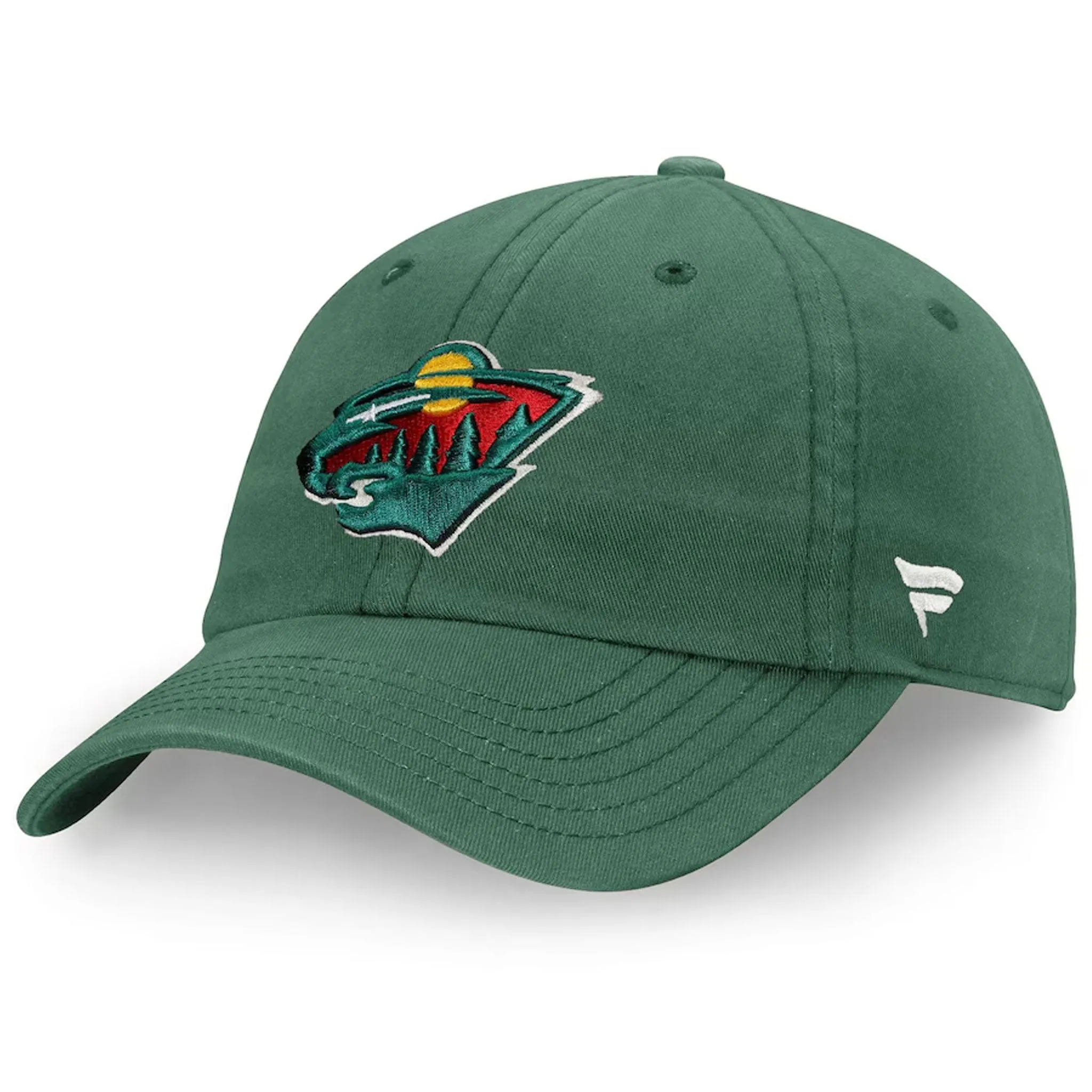 Fanatics Core Unstructured Primary Logo Adjustable Hat - Minnesota Wild