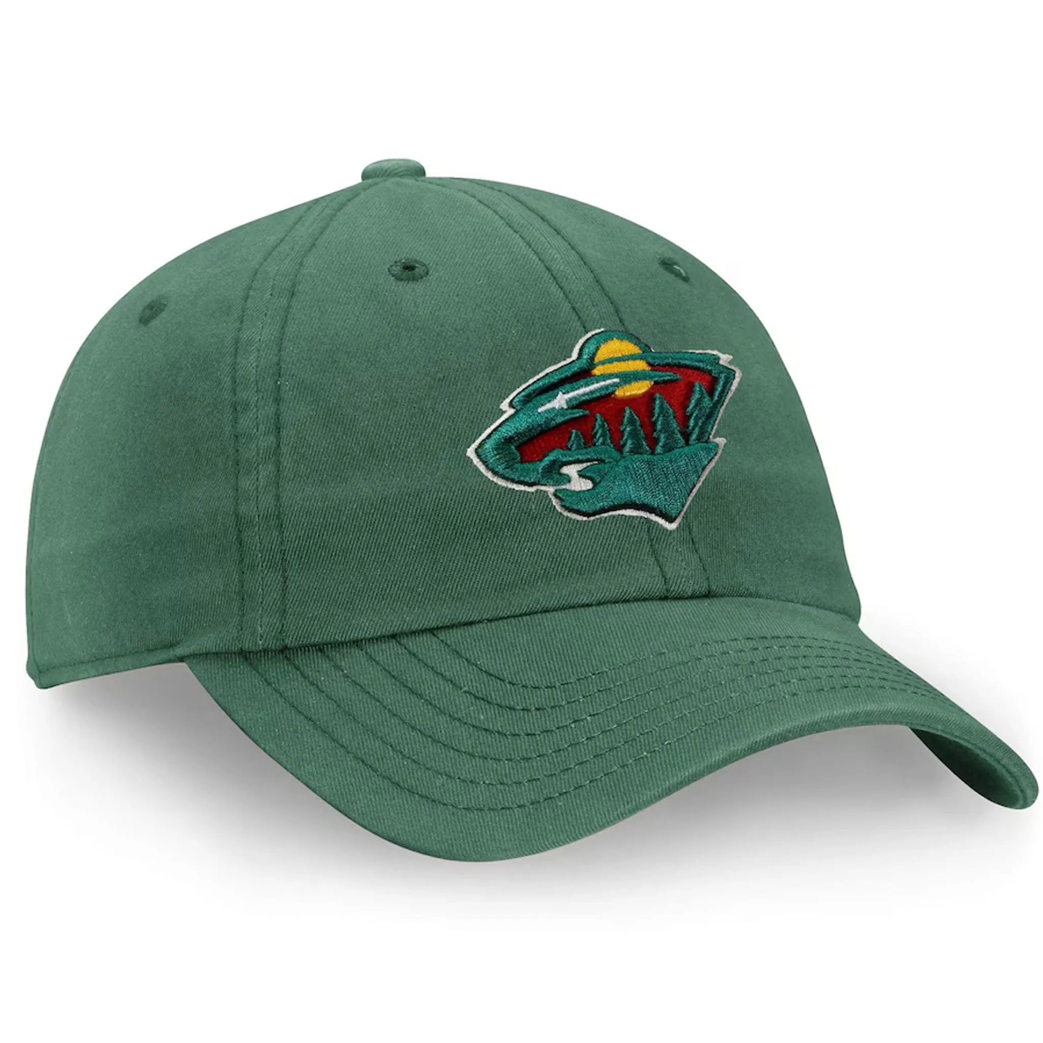 Fanatics Core Unstructured Primary Logo Adjustable Hat - Minnesota Wild