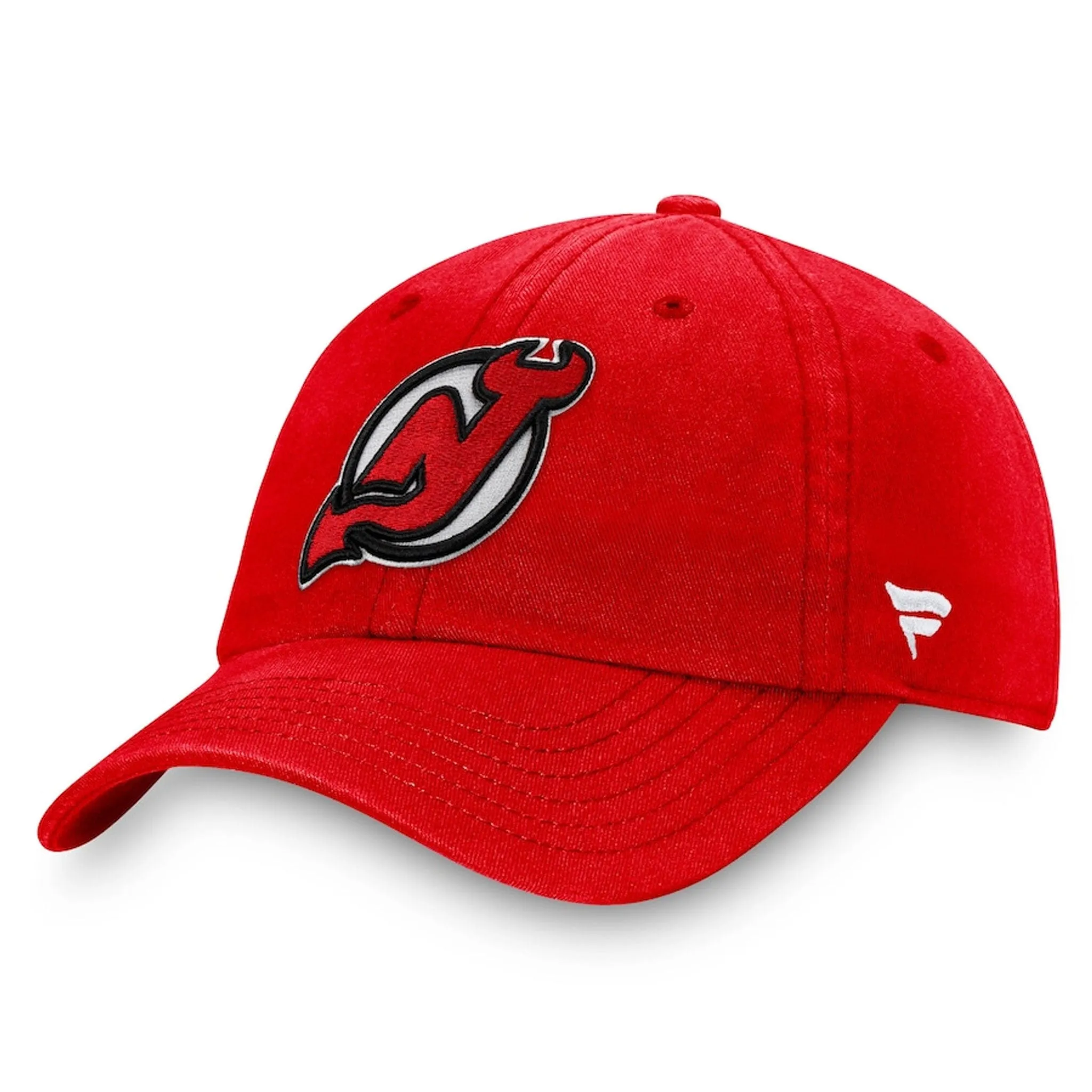 Fanatics Core Unstructured Primary Logo Adjustable Hat - New Jersey Devils